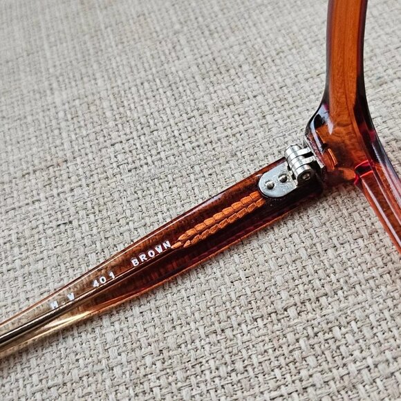 M.W Vintage Men Eyeglasses Frame Brown Glasses 54[]20 145 Frame only - Picture 8 of 11
